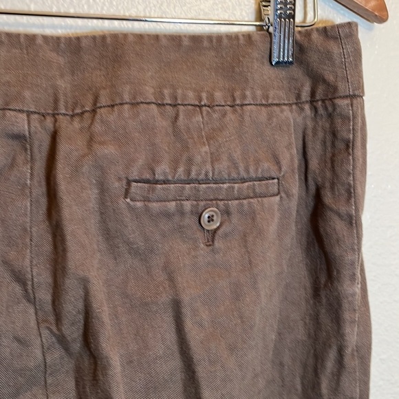 Eddie Bauer Vashon Fit Brown Linen Pant - Picture 11 of 16
